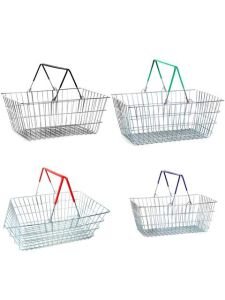 Premier 21 Litres 2 Handle Wire Shopping Basket